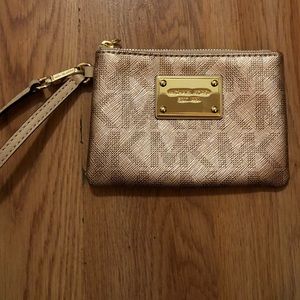 Michael Kors Rose Gold Wristlet
